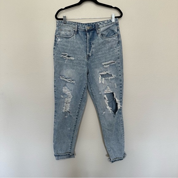 Blanknyc the Madison crop high rise crop distressed light wash size 29 women’s - Picture 1 of 3